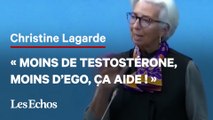 «Moins de testostérone, moins d’ego, ça aide » : l’appel de Christine Lagarde aux femmes dirigeantes