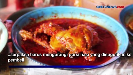 Harga BBM Naik, Pedagang Nasi Kapau di Pasaman Kurangi Porsi