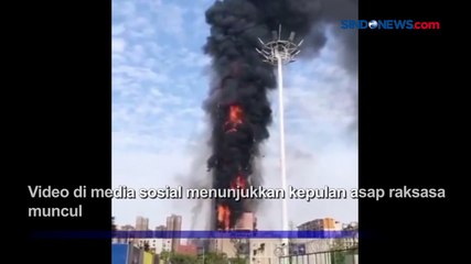 Kebakaran Gedung Pencakar Langit China Telecom, Warga Tak Bisa Akses Internet