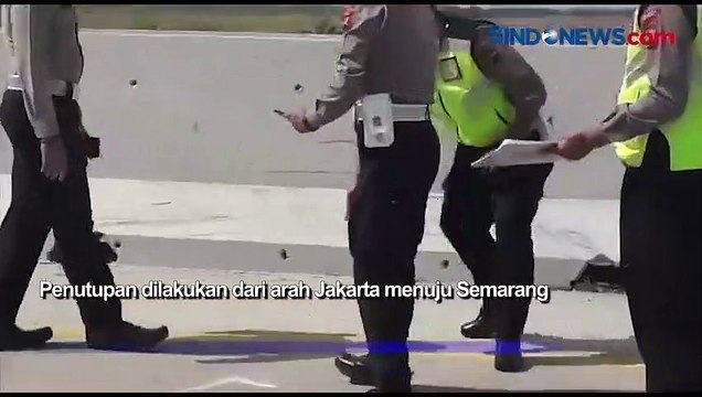 Polisi Olah TKP Kecelakaan Beruntun, Tol Brebes Tutup Sementara