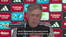 Injured Benzema will return for Liverpool clash, confirms Ancelotti