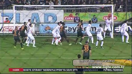 Dünden bugüne     Çaykur Rizespor - Galatasaray