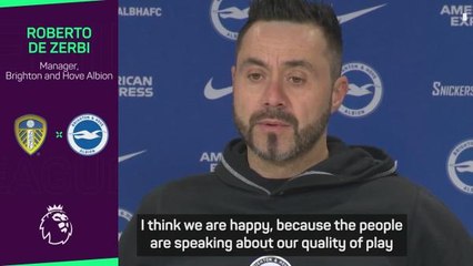 Скачать видео: Brighton boss De Zerbi flattered by Tottenham rumours