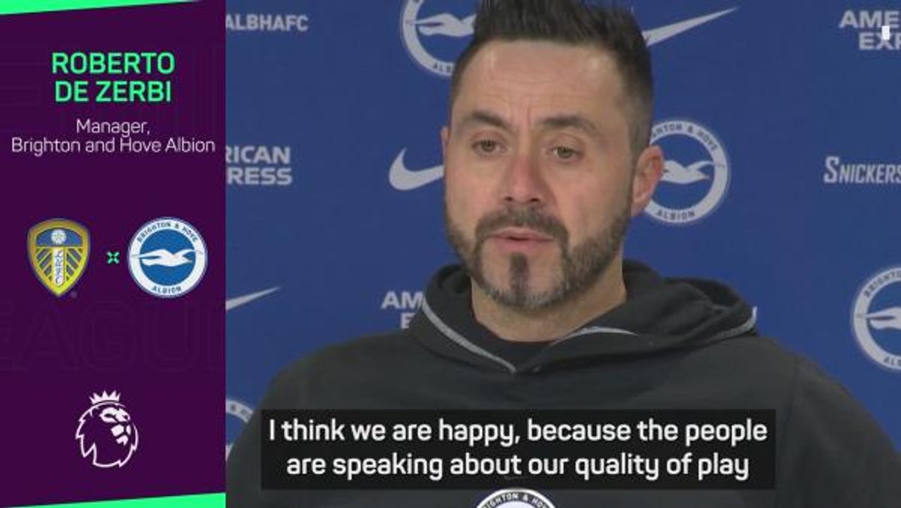 Brighton boss De Zerbi flattered by Tottenham rumours