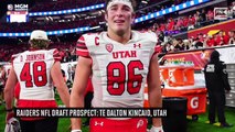 Raiders NFL Draft Prospect  TE Dalton Kincaid  Utah