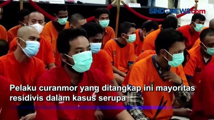 74 Tersangka Curanmor Berhasil Diamankan Polrestabes Surabaya
