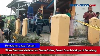 Sibuk Bermain Medsos dan Game Online, Suami Bunuh Istrinya di Pemalang