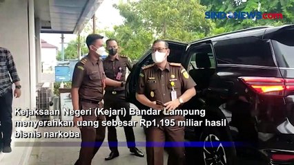 Kejari Bandar Lampung Setorkan Uang Rp 1,195 Miliar dari Hasil Bisnis Narkoba ke Kas Negara