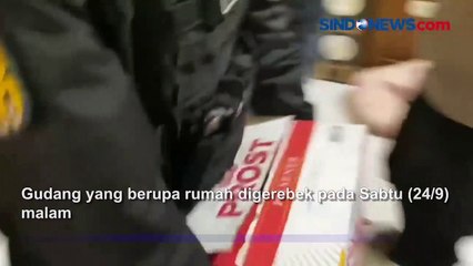 Penggerebekan Gudang Miras di Tasikmalaya, Ratusan Botol Diamankan