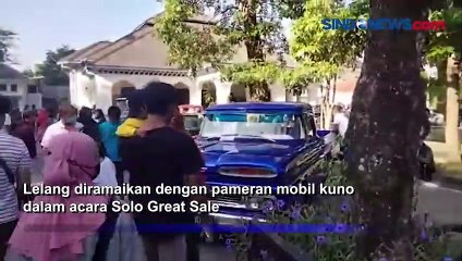 Incaran Kolektor, Mobil Pribadi Bekas Presiden Jokowi Dilelang di Solo