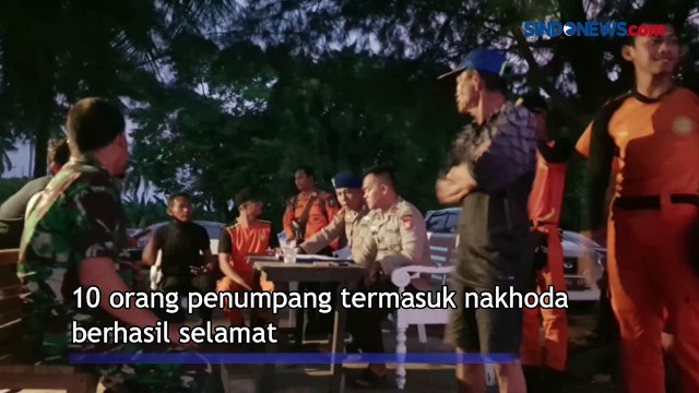 Kapal Nelayan Terbakar di Perairan Banten, Diduga Kerusakan Mesin