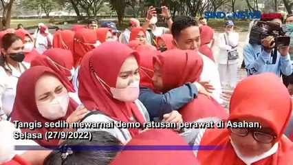 Tuntut Kesejahteraan, Demo Perawat Diwarnai Aksi Jahit Mulut di Asahan