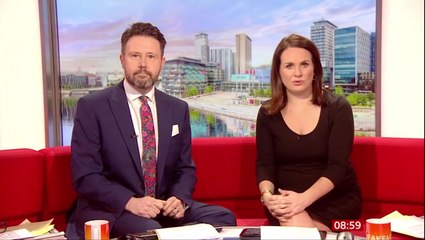 Hot mic catches producer discussing outfit live on BBC Breakfast