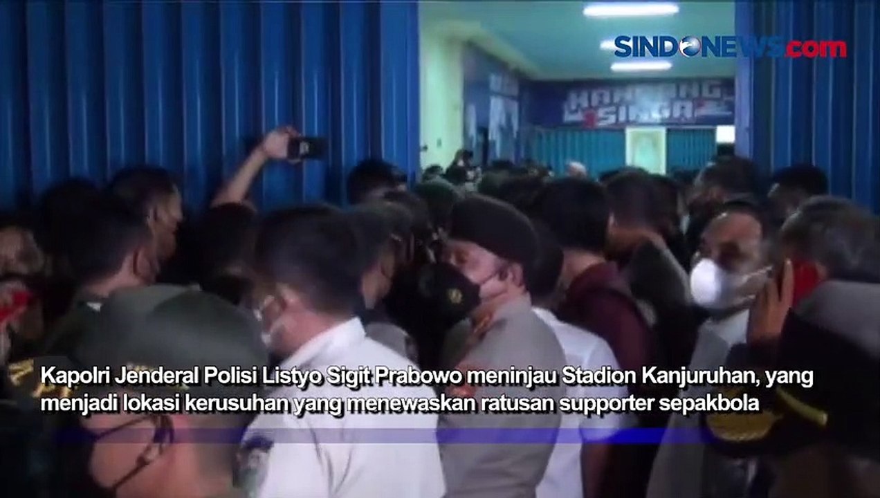 Kapolri Tegaskan akan Investigasi Kerusuhan di Stadion Kanjuruhan