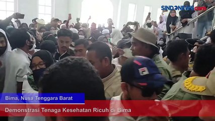 Tuntut Diangkat jadi Tenaga Kontrak, Tenaga Kesehatan di Bima Demo