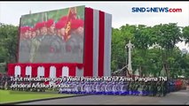 Presiden Jokowi Pimpin Upacara HUT ke-77 TNI di Istana Merdeka