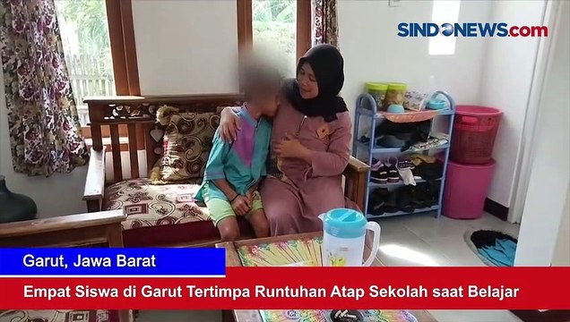 Empat Siswa di Garut Tertimpa Runtuhan Atap Sekolah saat Belajar
