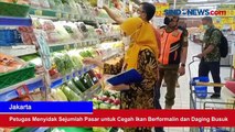 Petugas Menyidak Sejumlah Pasar untuk Cegah Ikan Berformalin dan Daging Busuk