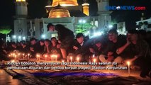 Ribuan Bobotoh Persib Berkumpul di Alun-alun Sukabumi Panjatkan Doa untuk Korban Tragedi Kanjuruhan