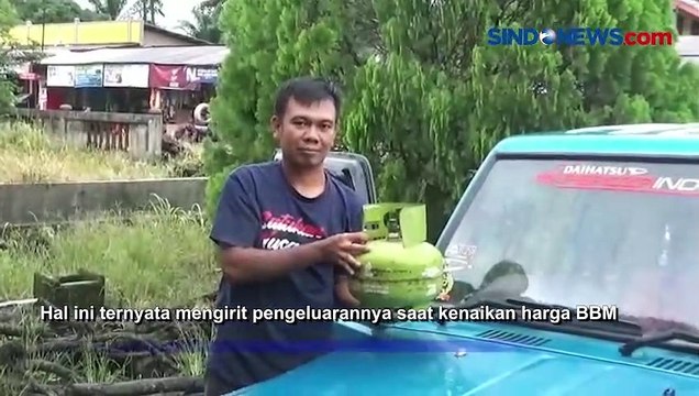 Siasati Kenaikan Harga BBM, Warga Pasaman Barat Ganti Bahan Bakar Mobilnya dengan Gas Melon