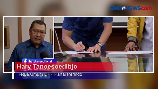 Gabung Perindo, Anggota DPD RI Oni Suwarman Akui Punya Kesamaan Visi Misi