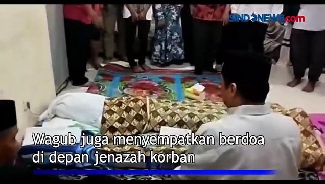 Melayat ke Rumah Korban Insiden MTs 19, Wagub Ariza Ingatkan Warga Waspada Bencana saat Musim Hujan