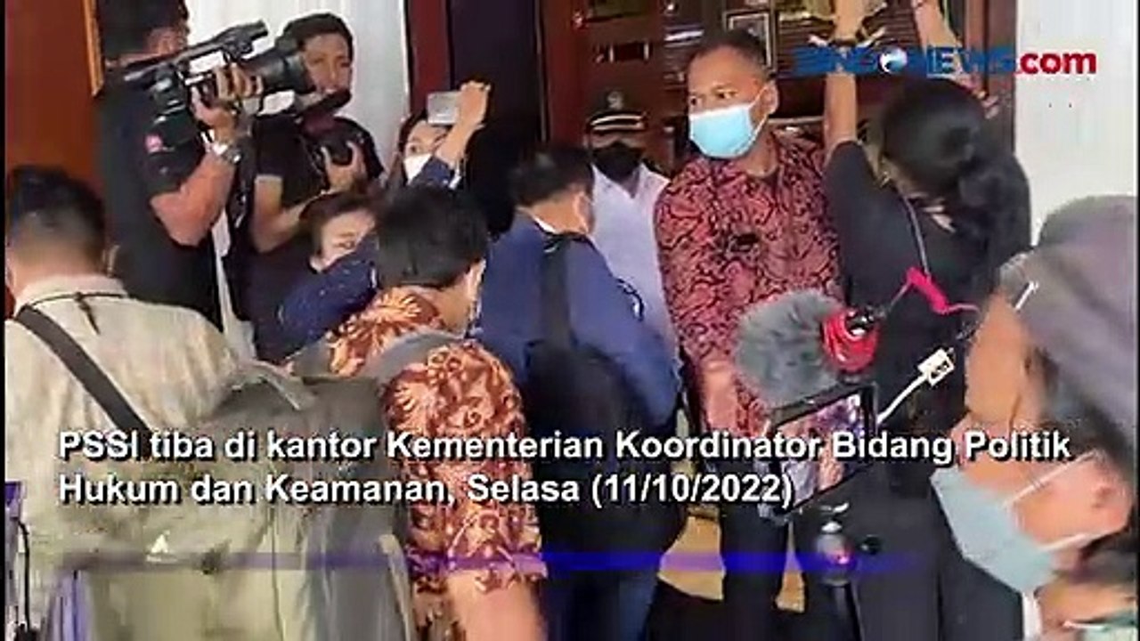 Tragedi Kanjuruhan, TGIPF Korek Keterangan PSSI di Kantor  Kemenko Polhukam