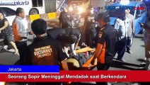 Seorang Sopir Taksi Meninggal Mendadak saat Berkendara