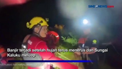 Banjir 1 Meter, Ratusan Warga Dievakuasi ke Tempat Aman di Mamuju