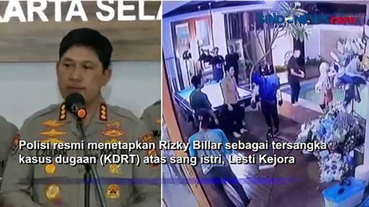 Aniaya Lesti Kejora, Polisi Akhirnya Tetapkan Rizky Billar Tersangka KDRT