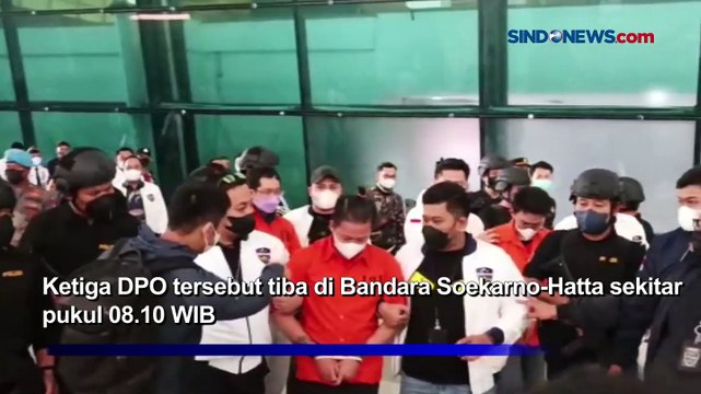3 Orang DPO Jaringan Bandar Judi Apin BK dari Kamboja Tiba di Bandara Soetta