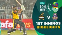 1st Innings Highlights | Peshawar Zalmi vs Quetta Gladiators | Match 25 | HBL PSL 8 | MI2T