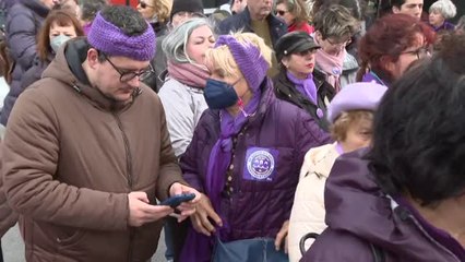 El feminismo en Valladolid marcha unido, dedicando la jornada a las víctimas de la violencia machista
