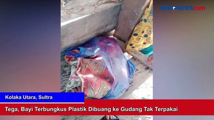 Download Video: Bayi Terbungkus Plastik Dibuang ke Gudang Tak Terpakai di Kolaka Utara