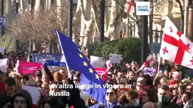 Georgia: proteste contro la legge sugli agenti stranieri