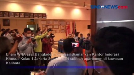 6 WNA Asal Bangladesh Ditangkap di Apartemen Kalibata dan Diduga Jadi Korban Penipuan