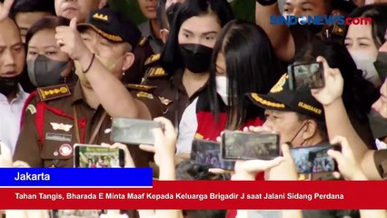 Tahan Tangis, Bharada E Minta Maaf Kepada Keluarga Brigadir J saat Jalani Sidang Perdana
