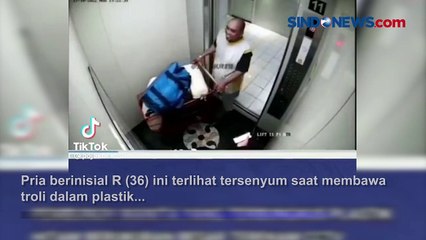 Terekam CCTV, Penampakan Pembunuhan Wanita yang Angkut Mayat dalam Troli