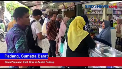 Sidak Penjualan Obat Sirop di Apotek Padang