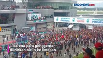 Berakhir Meriah, Penonton MotoGP Malaysia 2022 Tumpah Ruah Turun ke Lintasan