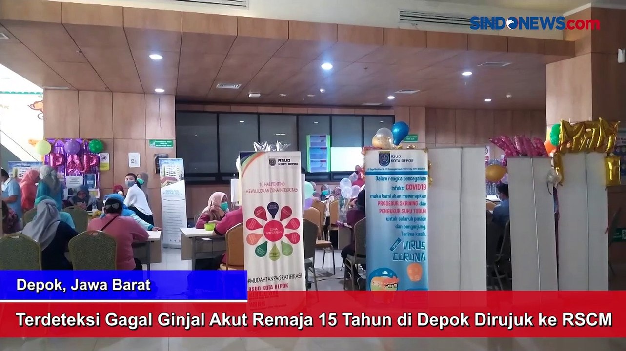 Terdeteksi Gagal Ginjal Akut Remaja 15 Tahun di Depok Dirujuk ke RSCM