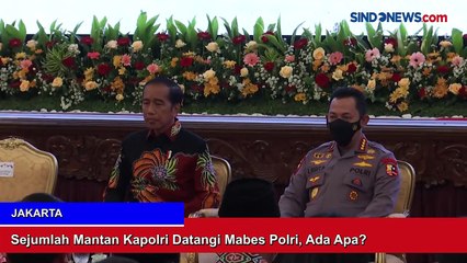 Mantan Kapolri Berbarengan Datangi Mabes Polri, Bahas Apa?