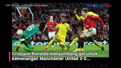 Ronaldo Bawa Manchester United Lolos ke Fase Gugur Liga Europa