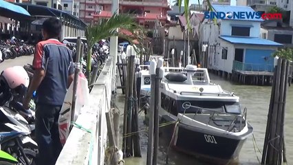 Descargar video: Jembatan Terputus dan Sebuah Kapal Terbalik akibat Cuaca Buruk dan Angin Kencang