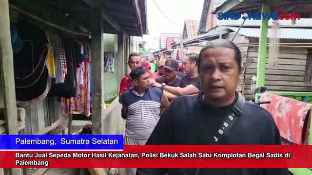 Bantu Jual Sepeda Motor Hasil Kejahatan, Polisi Bekuk Salah Satu Komplotan Begal Sadis di Palembang