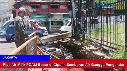 Pipa Air PDAM Bocor, Diduga Pipa Mulai Keropos