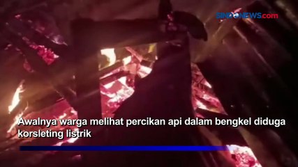 3 Bangunan Ludes Dilalap Api di Padang Sidempuan