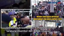 Tiba di Bandara Kualanamu, Anies Baswedan Disambut Meriah Relawan