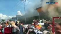 Belasan Kios di Pasar Galala Ludes Terbakar Diduga Akibat Korsleting Listrik