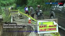 Hujan 4 Hari, Jalan Menuju Objek Wisata Danau Ranau Ambles